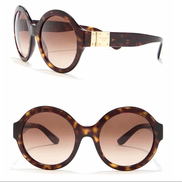 Dolce & Gabbana Round Havana Sunglasses main image 4